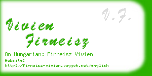 vivien firneisz business card